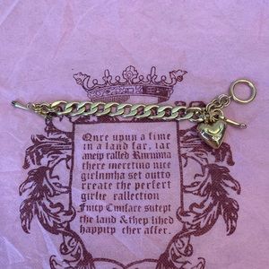 Juicy couture gold bracelet